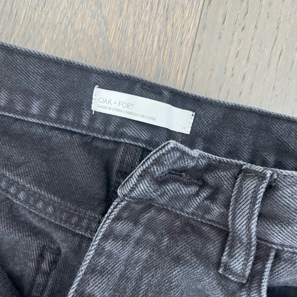Oak and Fort - Wide leg black jeans - Picture 2 of 3